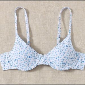 Shein floral bikini top
